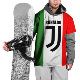 Накидка на куртку 3D с принтом Ronaldo Juventus Italy в Санкт-Петербурге, 100% полиэстер |  | cr7 | cristiano ronaldo | football | juventus | криштиану роналду | роналдо | роналду | футбол | ювентус
