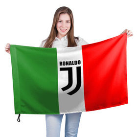 Флаг 3D с принтом Ronaldo Juventus Italy в Санкт-Петербурге, 100% полиэстер | плотность ткани — 95 г/м2, размер — 67 х 109 см. Принт наносится с одной стороны | cr7 | cristiano ronaldo | football | juventus | криштиану роналду | роналдо | роналду | футбол | ювентус