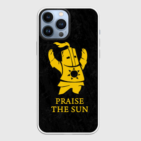 Чехол для iPhone 13 Pro Max с принтом PRAISE THE SUN | DARK SOULS | ТЁМНЫЕ ДУШИ в Санкт-Петербурге,  |  | dark souls | game | gamer | knight | play | player | praise the sun | дарк соулс | доспехи | игры | надпись | рыцарь | темные души