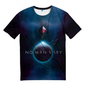 Мужская футболка 3D с принтом No Man’s Sky в Санкт-Петербурге, 100% полиэфир | прямой крой, круглый вырез горловины, длина до линии бедер | no man sky | no mans sky | no man’s sky | no man’s sky next