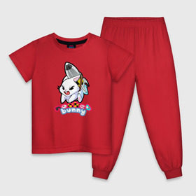 Детская пижама хлопок с принтом Rocket bunny в Санкт-Петербурге, 100% хлопок |  брюки и футболка прямого кроя, без карманов, на брюках мягкая резинка на поясе и по низу штанин
 | Тематика изображения на принте: 240sx | bunny | nissan | rocket | toyota | кролик | ниссан | тойота