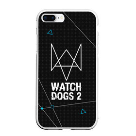 Чехол для iPhone 7Plus/8 Plus матовый с принтом WATCH DOGS 2 в Санкт-Петербурге, Силикон | Область печати: задняя сторона чехла, без боковых панелей | action | ct os | ded sec | fox | gamer | hacker | player | watch dogs | watch dogs 2 | знак лиса | хакер