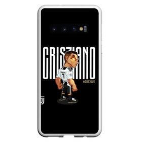 Чехол для Samsung Galaxy S10 с принтом Cristiano Ronaldo Juventus в Санкт-Петербурге, Силикон | Область печати: задняя сторона чехла, без боковых панелей | 7 | champion | cr7 | cristiano | footballer | forward | juventus | portugal | ronaldo | крис | криштиану | португалия | реал | рон | роналду | ронни | форвард | футболист | чемпион | ювентус