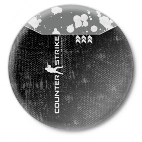 Значок с принтом Counter Strike в Санкт-Петербурге,  металл | круглая форма, металлическая застежка в виде булавки | 