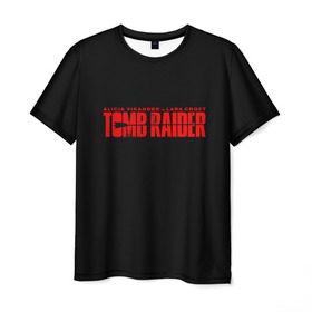 Мужская футболка 3D с принтом Tomb Raider в Санкт-Петербурге, 100% полиэфир | прямой крой, круглый вырез горловины, длина до линии бедер | adventure | lara croft | tomb rider | археолог | гробниц | крофт | лара | приключения | расхитительница
