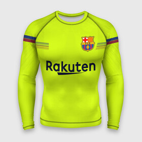 Мужской рашгард 3D с принтом Coutinho away 18 19 в Санкт-Петербурге,  |  | barcelona | champions | coutinho | league | philippe | spain | барселона | испания | коутиньо | лига | филиппе | чемпионов