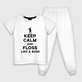Детская пижама хлопок с принтом Keep Calm в Санкт-Петербурге, 100% хлопок |  брюки и футболка прямого кроя, без карманов, на брюках мягкая резинка на поясе и по низу штанин
 | 
