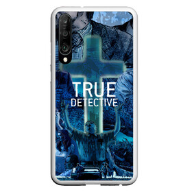 Чехол для Honor P30 с принтом TRUE DETECTIVE в Санкт-Петербурге, Силикон | Область печати: задняя сторона чехла, без боковых панелей | hbo | matthew mcconaughey | true detective | tv show | woody harrelson | арт | марти харт | минимализм | настоящий детектив | раст коул | сериал