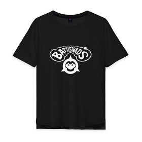 Мужская футболка хлопок Oversize с принтом BATTLETOADS в Санкт-Петербурге, 100% хлопок | свободный крой, круглый ворот, “спинка” длиннее передней части | battletoads | space | батлтодс | космос | лягушки