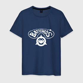 Мужская футболка хлопок с принтом BATTLETOADS в Санкт-Петербурге, 100% хлопок | прямой крой, круглый вырез горловины, длина до линии бедер, слегка спущенное плечо. | battletoads | space | батлтодс | космос | лягушки