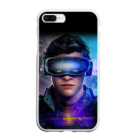 Чехол для iPhone 7Plus/8 Plus матовый с принтом Ready Player One (PRO) [2] в Санкт-Петербурге, Силикон | Область печати: задняя сторона чехла, без боковых панелей | game | games | one | player | player one | ready player one | retro | robot | игрок | игры | первому игроку приготовиться | ретро | робот | фильм