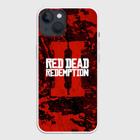 Чехол для iPhone 13 с принтом RED DEAD REDEMPTION 2 в Санкт-Петербурге,  |  | gamer | gun | logo | play | player | rdr2 | red dead redemption 2 | rockstar | western | вестерн | ковбои | компьютерные игры 2019 | криминал | лого | рокстар