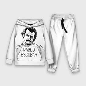 Детский костюм 3D (с толстовкой) с принтом Pablo Escobar в Санкт-Петербурге,  |  | escobar | loving pablo | эскобар