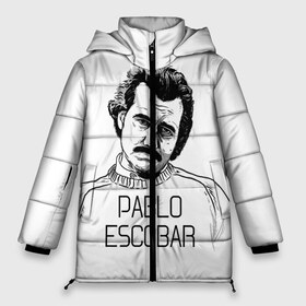 Женская зимняя куртка 3D с принтом Pablo Escobar в Санкт-Петербурге, верх — 100% полиэстер; подкладка — 100% полиэстер; утеплитель — 100% полиэстер | длина ниже бедра, силуэт Оверсайз. Есть воротник-стойка, отстегивающийся капюшон и ветрозащитная планка. 

Боковые карманы с листочкой на кнопках и внутренний карман на молнии | escobar | loving pablo | эскобар