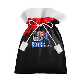 Подарочный 3D мешок с принтом Floss like a boss в Санкт-Петербурге, 100% полиэстер | Размер: 29*39 см | dance | floss | flossing | like a boss | бос | движение | деб | дэб | кулаки | любит | размахивает | руками | руки | танец | танцевальное | флос | флосинг | флосс | флоссинг