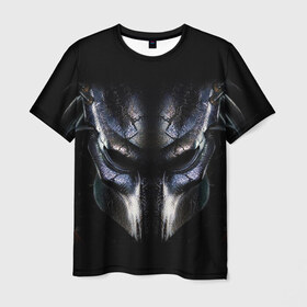 Мужская футболка 3D с принтом Хищник фильм в Санкт-Петербурге, 100% полиэфир | прямой крой, круглый вырез горловины, длина до линии бедер | predator | хищник | шейн блэк