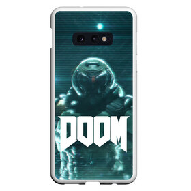 Чехол для Samsung S10E с принтом DOOM в Санкт-Петербурге, Силикон | Область печати: задняя сторона чехла, без боковых панелей | demon | devil | doom | doom vfr | evil | game | mars | red | демон | дум | игры | космос | красная планета | марс | пришельцы