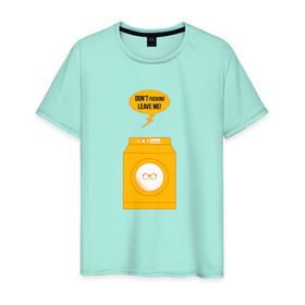 Мужская футболка хлопок с принтом Orange Is the New Black в Санкт-Петербурге, 100% хлопок | прямой крой, круглый вырез горловины, длина до линии бедер, слегка спущенное плечо. | Тематика изображения на принте: 