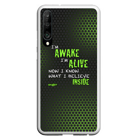 Чехол для Honor P30 с принтом Skillet - Awake and Alive в Санкт-Петербурге, Силикон | Область печати: задняя сторона чехла, без боковых панелей | Тематика изображения на принте: skilet | skillet | альтернативный | гранж | группа | джен леджер | джон купер | индастриал | кори купер | метал | ню | пост | рок | сет моррисон | симфоник | скилет | хард | христианский