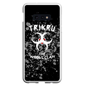 Чехол для Samsung S10E с принтом Trikru the woods clan в Санкт-Петербурге, Силикон | Область печати: задняя сторона чехла, без боковых панелей | Тематика изображения на принте: 100 | grounders | skaikru | the 100 | trikru | wonkru | беллами | блейк | гриффин | кейн | клан | кларк | лекса | линкольн | мерфи | монти | октавия | сериал | сотня | финн | эбби