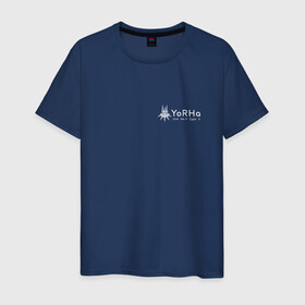 Мужская футболка хлопок с принтом Yorha Unit 9 Type S shirt в Санкт-Петербурге, 100% хлопок | прямой крой, круглый вырез горловины, длина до линии бедер, слегка спущенное плечо. | Тематика изображения на принте: nier_automata