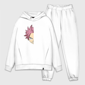 Мужской костюм хлопок OVERSIZE с принтом Natsu Quote в Санкт-Петербурге,  |  | fairy tail | нацу | хвост феи