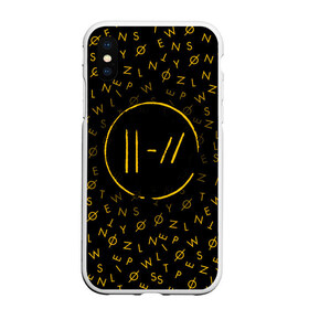 Чехол для iPhone XS Max матовый с принтом TWENTY ONE PILOTS TOP в Санкт-Петербурге, Силикон | Область печати: задняя сторона чехла, без боковых панелей | 21 pilots | 21p | music | rock | top | trench | twenty one pilots | группа | музыка | рок