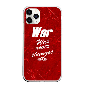 Чехол для iPhone 11 Pro матовый с принтом WAR NEVER CHANGES в Санкт-Петербурге, Силикон |  | Тематика изображения на принте: 101 | 111 | 76 | atom cats | bethesda | brotherhood of steel | fallout | nuka cola | outcast | tunnel snakes | vault | war | братство стали | бункер | война | убежище | фолаут | фоллаут | ядеркола