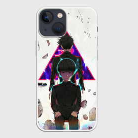 Чехол для iPhone 13 mini с принтом Моб Психо 100 в Санкт-Петербурге,  |  | anime | mob psycho 100 | shigeo kageyama | аниме | моб психо 100