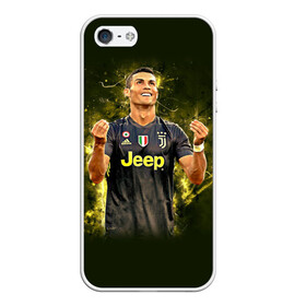 Чехол для iPhone 5/5S матовый с принтом RONALDO JUVE SPORT в Санкт-Петербурге, Силикон | Область печати: задняя сторона чехла, без боковых панелей | cr7 | fc | football | football club | juve | juventus | ronaldo | sport | роналдо | спорт | спортивные | униформа | фирменные цвета | фк | футбол | футбольный клуб | ювентус