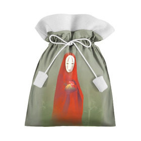 Подарочный 3D мешок с принтом Унесенные призраками в Санкт-Петербурге, 100% полиэстер | Размер: 29*39 см | Тематика изображения на принте: spirited away | аниме | безликий | унесённые призраками | хаяо миядзаки