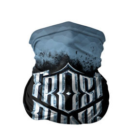 Бандана-труба 3D с принтом Frostpunk Logo в Санкт-Петербурге, 100% полиэстер, ткань с особыми свойствами — Activecool | плотность 150‒180 г/м2; хорошо тянется, но сохраняет форму | frost punk | frostpunk | фрост панк | фростпанк