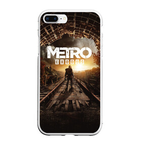 Чехол для iPhone 7Plus/8 Plus матовый с принтом METRO EXODUS в Санкт-Петербурге, Силикон | Область печати: задняя сторона чехла, без боковых панелей | exodus | horror | metro exodus | survival | игры | исход | метро | метро 2035