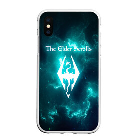 Чехол для iPhone XS Max матовый с принтом THE ELDER SCROLLS в Санкт-Петербурге, Силикон | Область печати: задняя сторона чехла, без боковых панелей | dovakin | fus ro dah | royal play | rpg | skyrim | tes | tes online | the elder scrolls | война | докавин | компьютерные игры | рпг