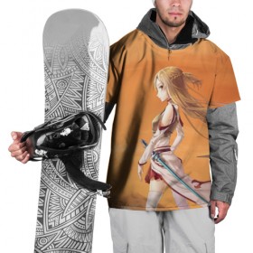 Накидка на куртку 3D с принтом Yuuki Asuna в Санкт-Петербурге, 100% полиэстер |  | art | online | sword | ветер | волосы | девушка | длинные | золотистые | мастера | меч | меча | онлайн
