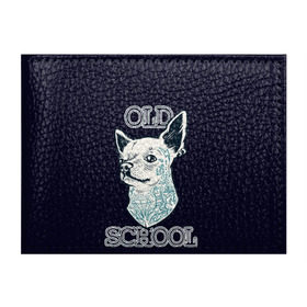 Обложка для студенческого билета с принтом Old school Chihuahua в Санкт-Петербурге, натуральная кожа | Размер: 11*8 см; Печать на всей внешней стороне | chihuahua | dog | old school | tattoo | олдскул | собака | тату | чихуахуа