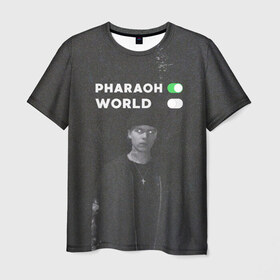 Мужская футболка 3D с принтом PharaON в Санкт-Петербурге, 100% полиэфир | прямой крой, круглый вырез горловины, длина до линии бедер | deaddynasty | pharaoh | phuneral | фараон