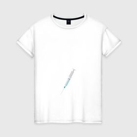 Женская футболка хлопок с принтом Лучший анестезиолог в мире в Санкт-Петербурге, 100% хлопок | прямой крой, круглый вырез горловины, длина до линии бедер, слегка спущенное плечо | 