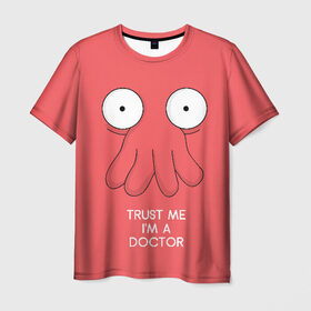 Мужская футболка 3D с принтом Доктор скорой помощи в Санкт-Петербурге, 100% полиэфир | прямой крой, круглый вырез горловины, длина до линии бедер | 