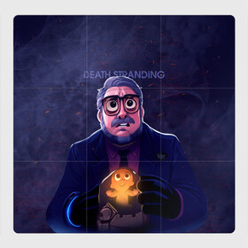 Магнитный плакат 3Х3 с принтом Guillermo del Toro в Санкт-Петербурге, Полимерный материал с магнитным слоем | 9 деталей размером 9*9 см | Тематика изображения на принте: 