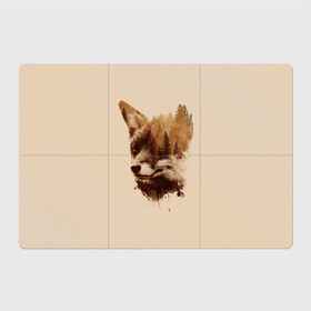 Магнитный плакат 3Х2 с принтом Лесной Лис в Санкт-Петербурге, Полимерный материал с магнитным слоем | 6 деталей размером 9*9 см | forest | fox | foxes | tree | trees | дерево | деревья | лес | лис | лиса | лисица | лисицы | лисы