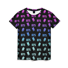 Женская футболка 3D с принтом BTS в Санкт-Петербурге, 100% полиэфир ( синтетическое хлопкоподобное полотно) | прямой крой, круглый вырез горловины, длина до линии бедер | bangtan boys | beyond the scene | bts | k pop | music | арэм | ви | джей хоуп | джин | музыка | сюга | чимин | чонгук