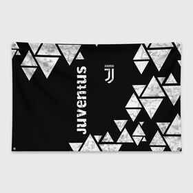 Флаг-баннер с принтом Juventus Black and White в Санкт-Петербурге, 100% полиэстер | размер 67 х 109 см, плотность ткани — 95 г/м2; по краям флага есть четыре люверса для крепления | club | football | juventus | белый | италия | клуб | форма | черный | ювентус