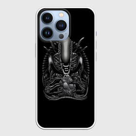 Чехол для iPhone 13 Pro с принтом Чужой и Его Прелесть в Санкт-Петербурге,  |  | alien | aliens | horror | predator | ufo | инопланетяне | инопланетянин | нло | пришелец | пришельцы | ужасы | фантастика | хищник | чужой
