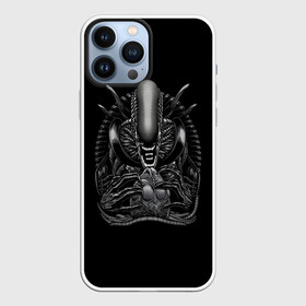 Чехол для iPhone 13 Pro Max с принтом Чужой и Его Прелесть в Санкт-Петербурге,  |  | alien | aliens | horror | predator | ufo | инопланетяне | инопланетянин | нло | пришелец | пришельцы | ужасы | фантастика | хищник | чужой