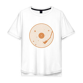 Мужская футболка хлопок Oversize с принтом Солнечная пластинка в Санкт-Петербурге, 100% хлопок | свободный крой, круглый ворот, “спинка” длиннее передней части | венера | геометрия | звук | земля | игла | кольца | круги | марс | меркурий | минимализм | планеты | пластинка | сатурн | солнечная пластинка | солнечная система | солнце | уран | юпитер