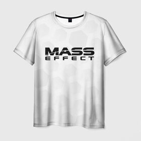 Мужская футболка 3D с принтом Mass Effect в Санкт-Петербурге, 100% полиэфир | прямой крой, круглый вырез горловины, длина до линии бедер | effect | game | games | rpg | shepard | игра | игры | масс | рпг | шепард | эффект