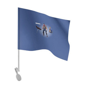 Флаг для автомобиля с принтом Fortnite Fan Art в Санкт-Петербурге, 100% полиэстер | Размер: 30*21 см | fortnite | save | the | world | битва | борьба | выживани | зомби | королевская | монстры | симулятора | фортнайт