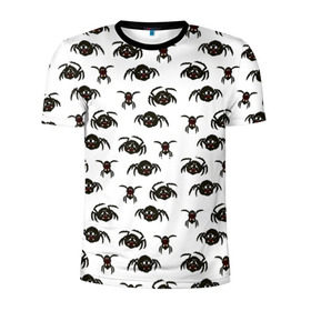 Мужская футболка 3D спортивная с принтом Don`t Starve в Санкт-Петербурге, 100% полиэстер с улучшенными характеристиками | приталенный силуэт, круглая горловина, широкие плечи, сужается к линии бедра | Тематика изображения на принте: game | spider | паттерн | паук