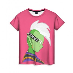Женская футболка 3D с принтом Драконий Жемчуг в Санкт-Петербурге, 100% полиэфир ( синтетическое хлопкоподобное полотно) | прямой крой, круглый вырез горловины, длина до линии бедер | ball | dragon | болл | драгон | дракон | драконий | жемчуг